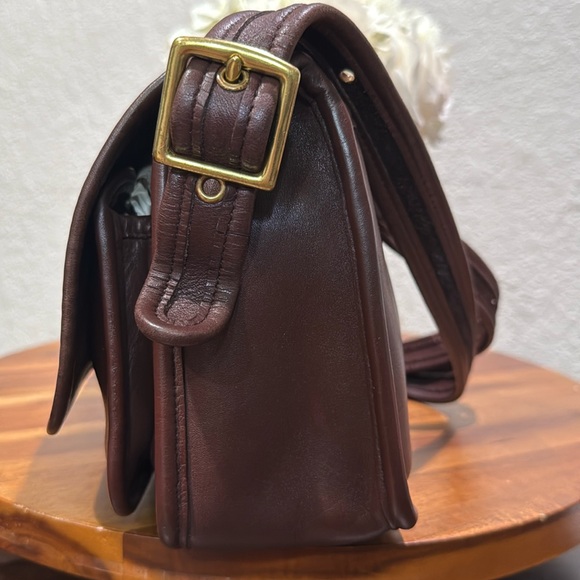 Vintage Coach Legacy Trail Bag in Mahogany Brown - Picture 6 of 14